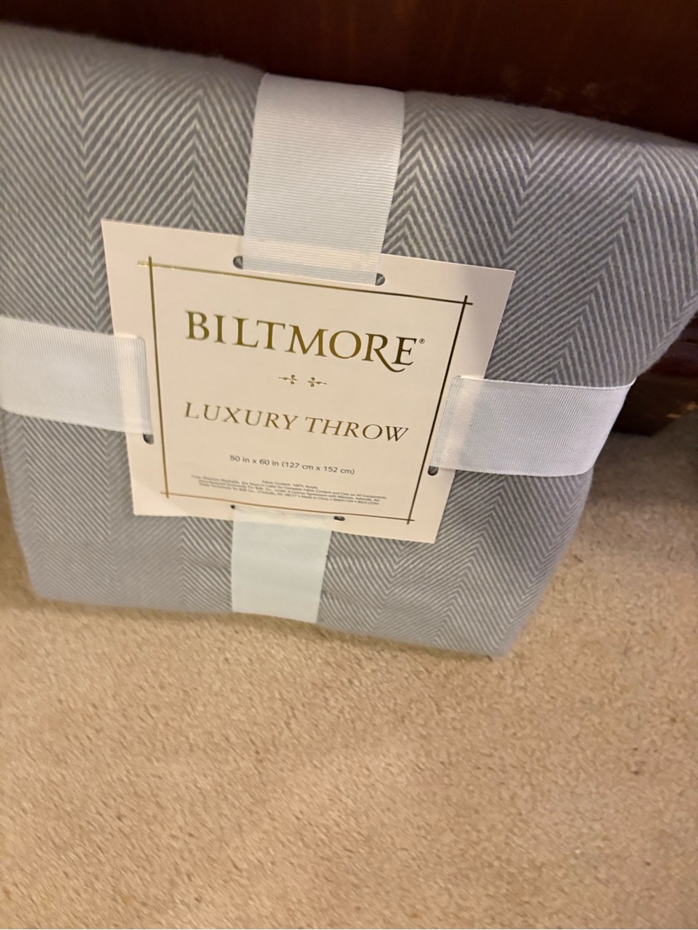 Biltmore luxury throw